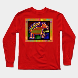 Kuna Indian Caballo Long Sleeve T-Shirt